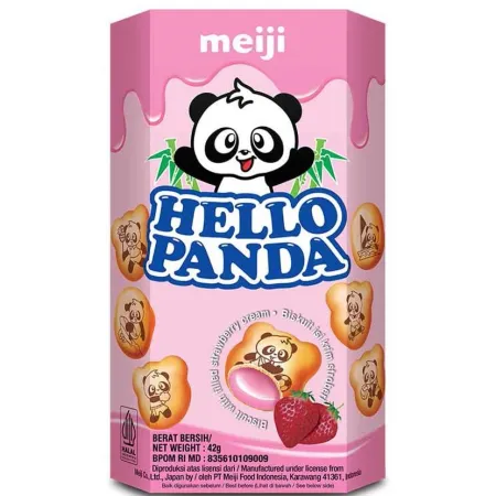 Biscuits MEIJI BISCUIT HELLO  PANDA  42G 2 ~blog/2023/10/10/hello_panda_strawbery_42g