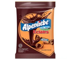 ALPENLIBE CANDY CHOHOLATE CARAMEL ECLRAIS 126G