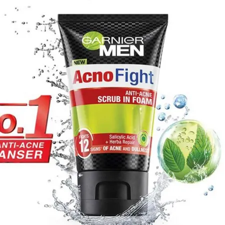 Face Wash  GARNIER MEN ACNO FIGHT FOAM 6 In 1 ANTI ACNE  100Ml 1 ~blog/2024/8/19/garnier_man_100ml