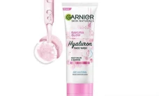 GARNIER SAKURA GLOW  HYALURON FACE WASH 100ML