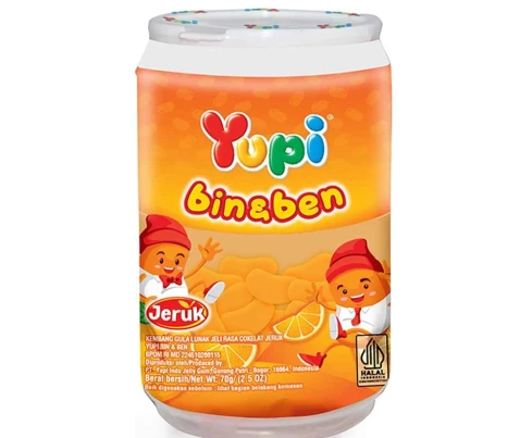 Chocolate & Confectionary YUPI  CANDY GUMMY BIN & BEN 70G 1 ~blog/2024/9/2/yupi_binben